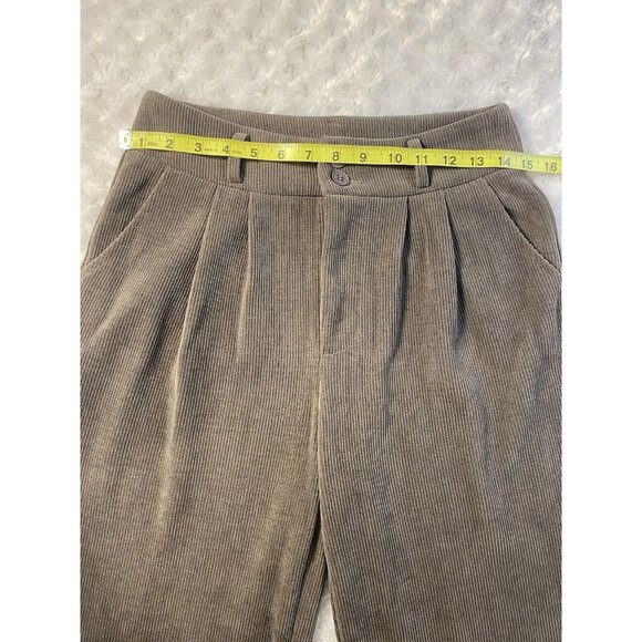 KIRUNDO Womens Chestnut Pockets Wide Leg Pants Sz 6 Chenille Blend Comfort - Picture 10 of 10